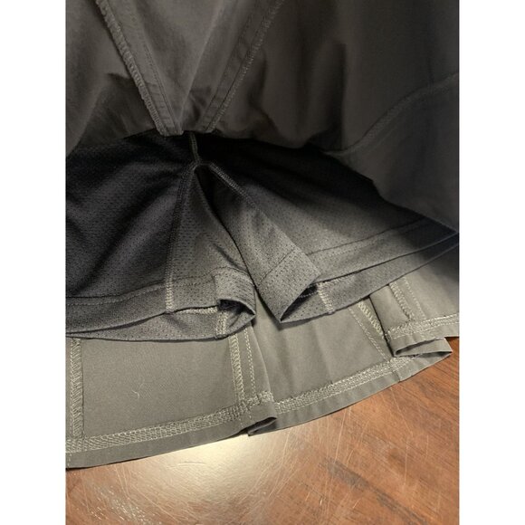 Title Nine Baltic Nimblene Swing Skort Size 2 A-Line Snap & Zip Closure Gray - Picture 7 of 8
